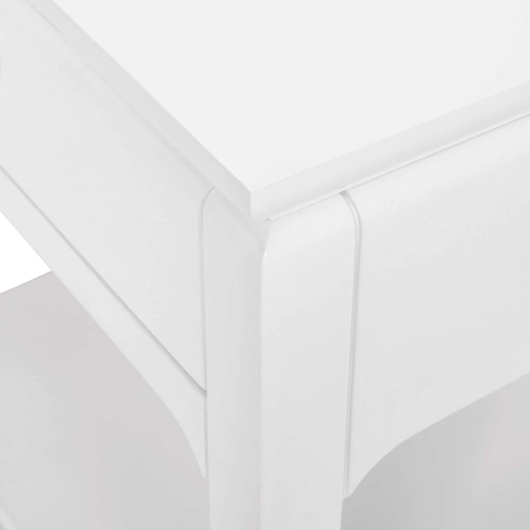 Bungalow 5 - Harlow 1-Drawer Side Table In White