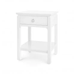 Bungalow 5 - Harlow 1-Drawer Side Table In White