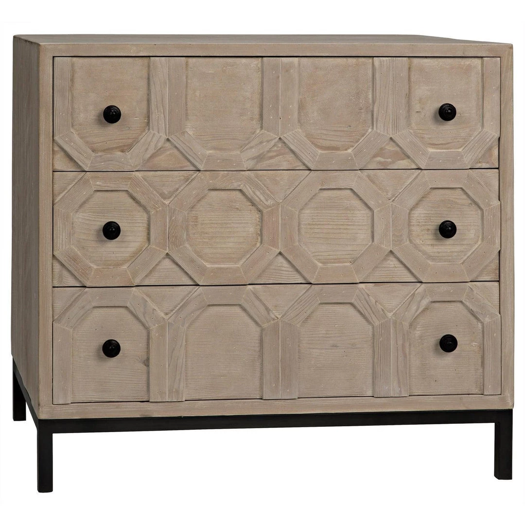 CFC Furniture Hadley 3-Drawer Dresser, Recl. Doug Fir Dressers