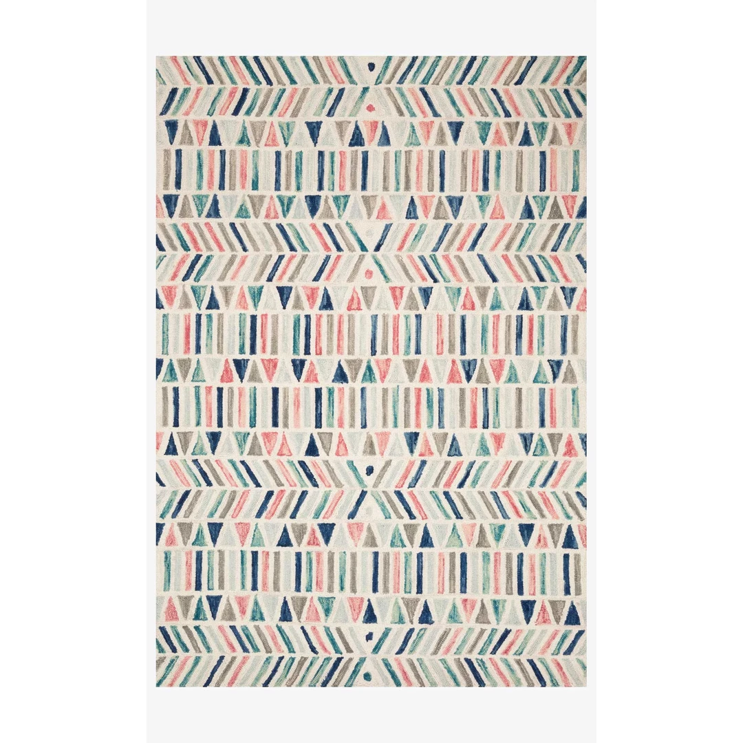 Loloi Rugs Justina Blakeney Rugs - Hallu - HAL-01 IVORY/MULTI