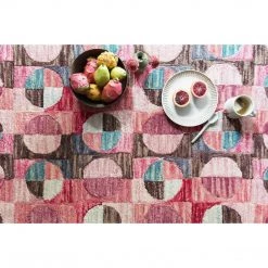 Loloi Rugs Justina Blakeney Rugs - Hallu - HAL-06 BERRY/CHARCOAL