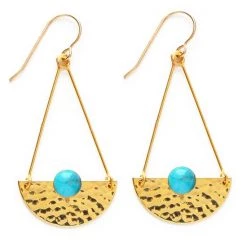 Amano Studio Jewelry Hammered Horizon Earrings