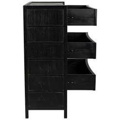 Noir Furniture Noir Hampton Tall Boy Black