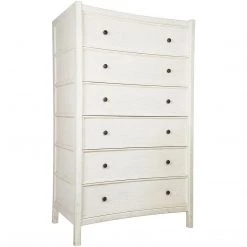 Noir Furniture Cabinets Noir Hampton Tall Boy White
