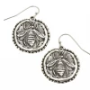 Susan Shaw Jewelry Susan Shaw Handcast Silver Bee Earrings