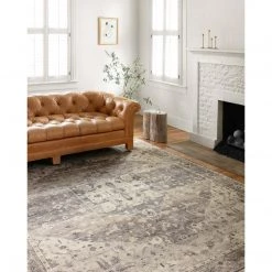 Loloi Rugs Hathaway Rug By Loloi - HTH-05 Steel/Ivory