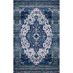 Loloi Rugs Justina Blakeney Rugs - Cielo - CIE-01 Ivory/Turquoise