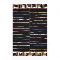 Loloi Rugs Justina Blakeney Jamila Rug Collection - JAA-01 Charcoal/Multi