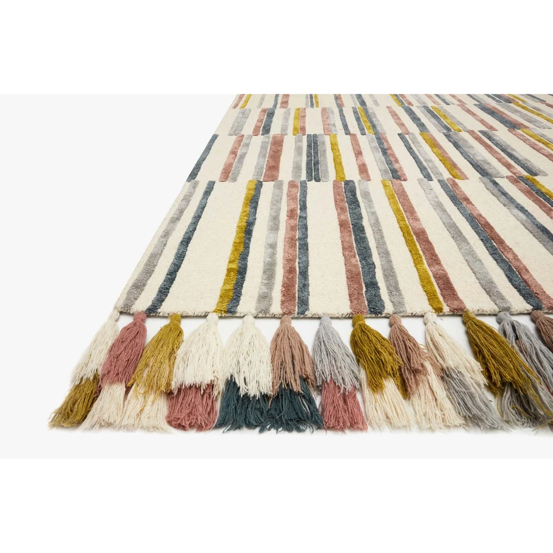 Loloi Rugs Justina Blakeney Jamila Rug Collection - JAA-02 Ivory/Multi