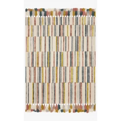 Loloi Rugs Justina Blakeney Jamila Rug Collection - JAA-02 Ivory/Multi