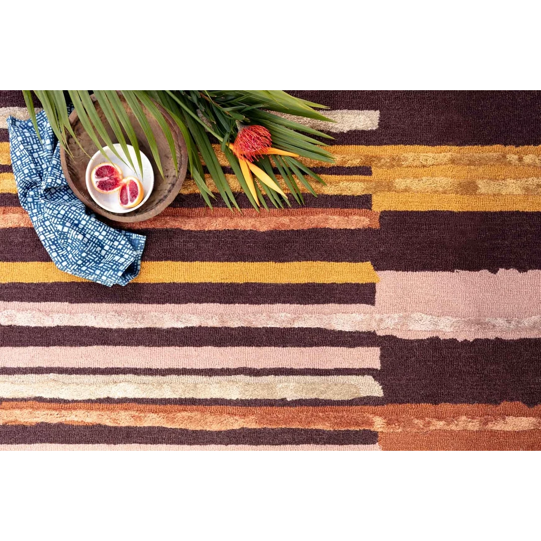 Loloi Rugs Justina Blakeney Jamila Rug Collection - JAA-04 Spice/Bordeaux