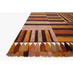 Loloi Rugs Justina Blakeney Jamila Rug Collection - JAA-04 Spice/Bordeaux