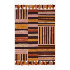 Loloi Rugs Justina Blakeney Jamila Rug Collection - JAA-04 Spice/Bordeaux