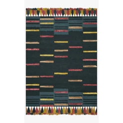 Loloi Rugs Justina Blakeney Jamila Rug Collection - JAA-03 Teal/Sunset