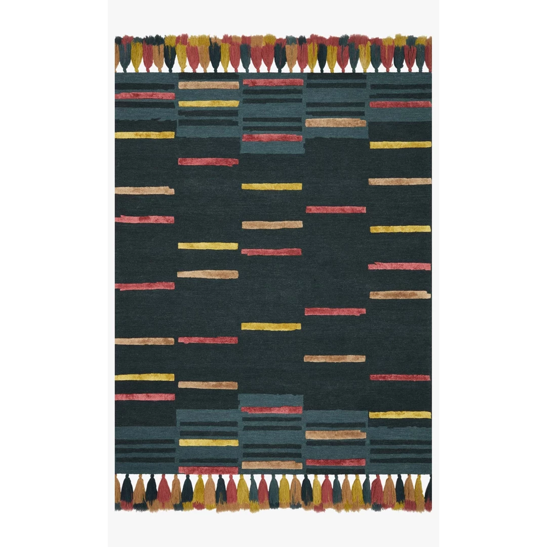 Loloi Rugs Justina Blakeney Jamila Rug Collection - JAA-03 Teal/Sunset
