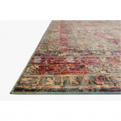 Loloi Rugs Javari Rugs By Loloi - JV-03 Slate/Berry