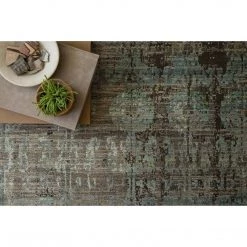 Loloi Rugs Javari Rugs By Loloi - JV-07 Steel/Lagoon