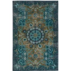 Jaipur Living Jaipur Kai Rugs - Deep Teal And Avocado