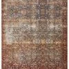Loloi Rugs Joanna Gaines Kennedy Rug Collection - KEN-05 Denim/Brick