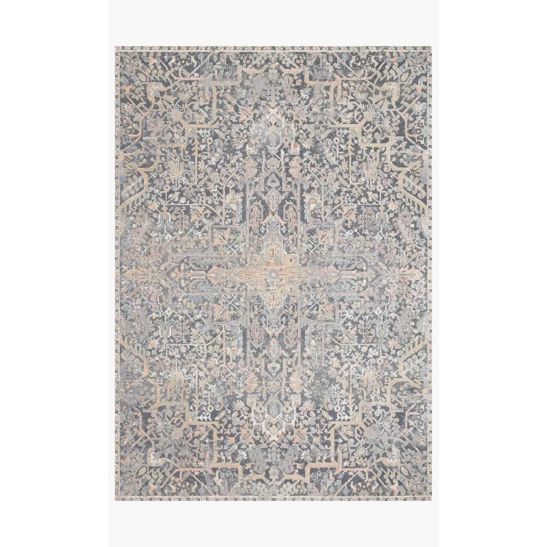 Loloi Rugs Lucia Rugs By Loloi - LUC-02 Charcoal / Multi