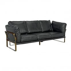 Noir Furniture Sofas Noir Apollo Sofa, Leather