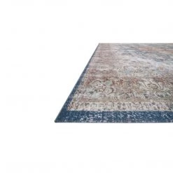Loloi Rugs Joanna Gaines Lucca Rug Collection - LF-10 Denim/Terracotta