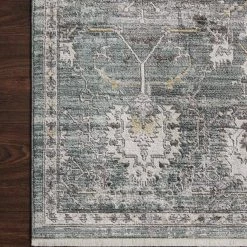 Loloi Rugs Bonney Rugs By Loloi - BNY-03 - Lagoon/Ivory