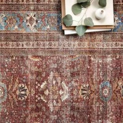 Loloi Rugs Layla Collection - LAY-01 Brick/Blue