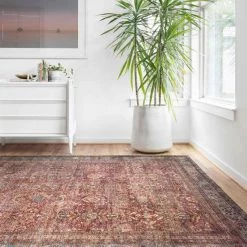 Loloi Rugs Layla Collection - LAY-01 Brick/Blue