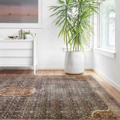 Loloi Rugs Layla Collection - LAY-09 Cobalt Blue/Spice