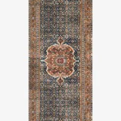 Loloi Rugs Layla Collection - LAY-09 Cobalt Blue/Spice