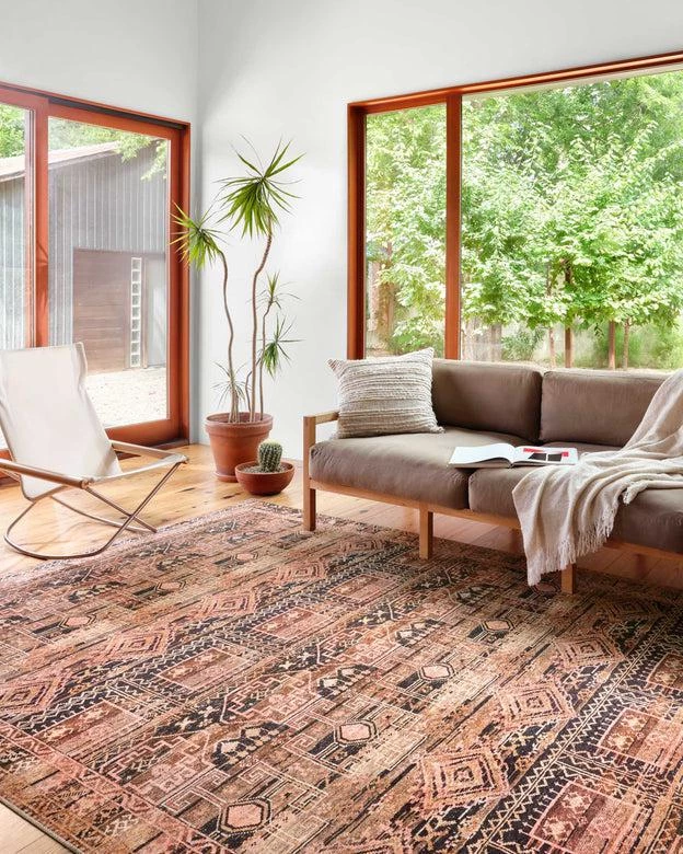 Loloi Rugs Layla Collection - LAY-14 Mocha/Blush