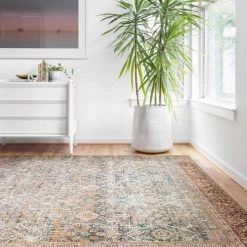 Loloi Rugs Layla Collection - LAY-04 Ocean/Rust
