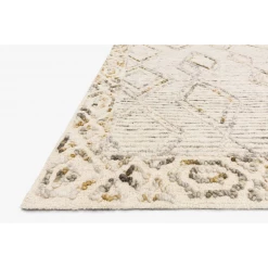Loloi Rugs Justina Blakeney Leela Rug Collection - Lee-03 Ivory/Lagoon