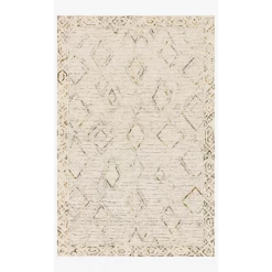 Loloi Rugs Justina Blakeney Leela Rug Collection - Lee-03 Ivory/Lagoon