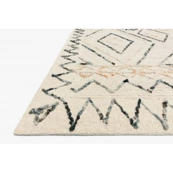 Loloi Rugs Justina Blakeney Leela Rug Collection - Lee-02 Oatmeal/Denim