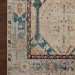 Loloi Rugs Joanna Gaines Lenna Rug Collection - LEA-05 Denim/Sand