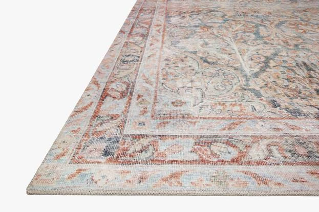 Loloi Rugs Joanna Gaines Lenna Rug Collection - LEA-02 Ocean/Apricot