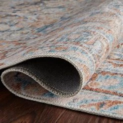 Loloi Rugs Joanna Gaines Lenna Rug Collection - LEA-02 Ocean/Apricot