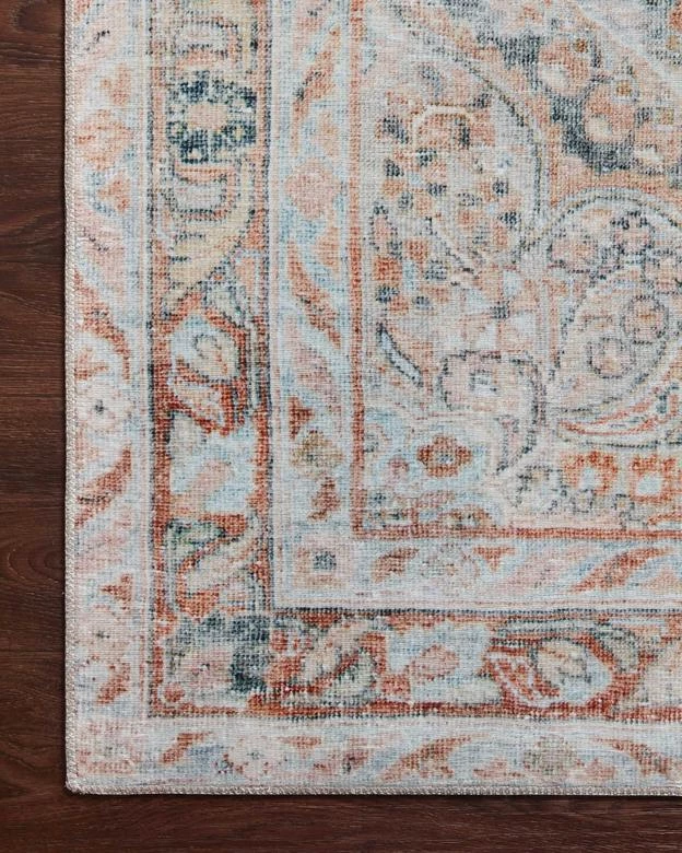 Loloi Rugs Joanna Gaines Lenna Rug Collection - LEA-02 Ocean/Apricot