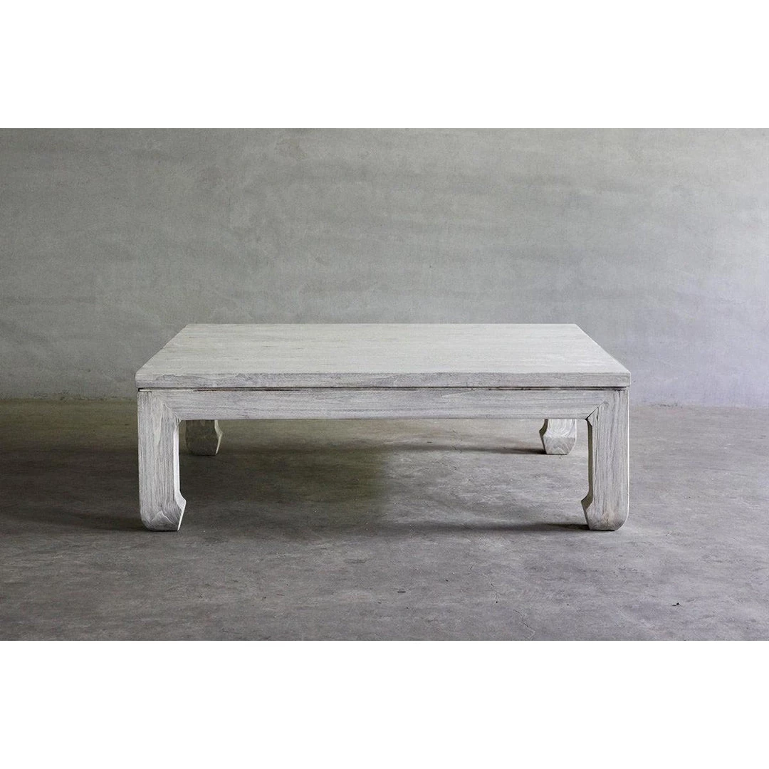 Organic Restoration Reclaimed Elm Square Ming Cocktail