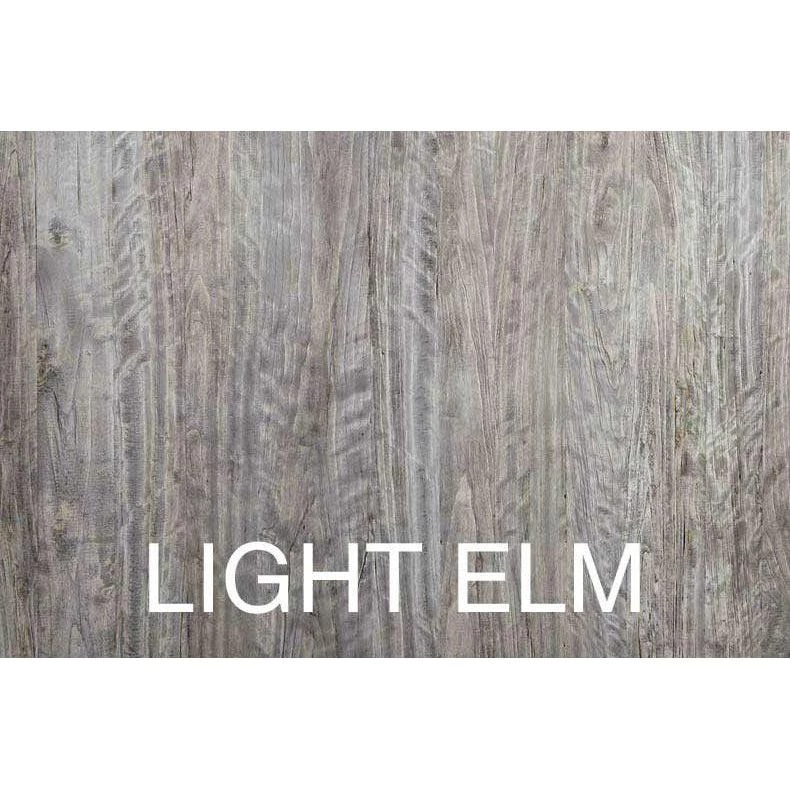 Organic Restoration Reclaimed Elm Elliptical Oval Dining Table - Pedestal Leg