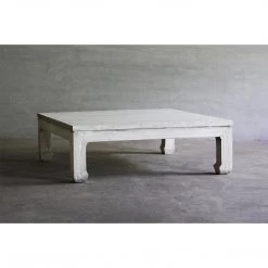 Organic Restoration Reclaimed Elm Square Ming Cocktail