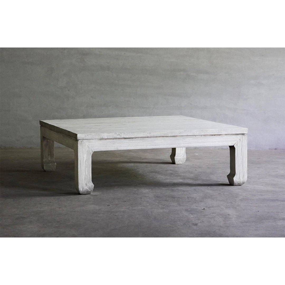 Organic Restoration Reclaimed Elm Square Ming Cocktail