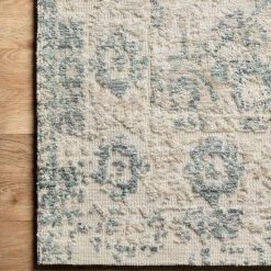 Loloi Rugs Joanna Gaines Lindsay Rug Collection - LIS-03 Antique White/Aqua