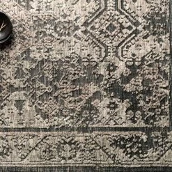 Loloi Rugs Joanna Gaines Lindsay Rug Collection - LIS-04 Charcoal/Beige
