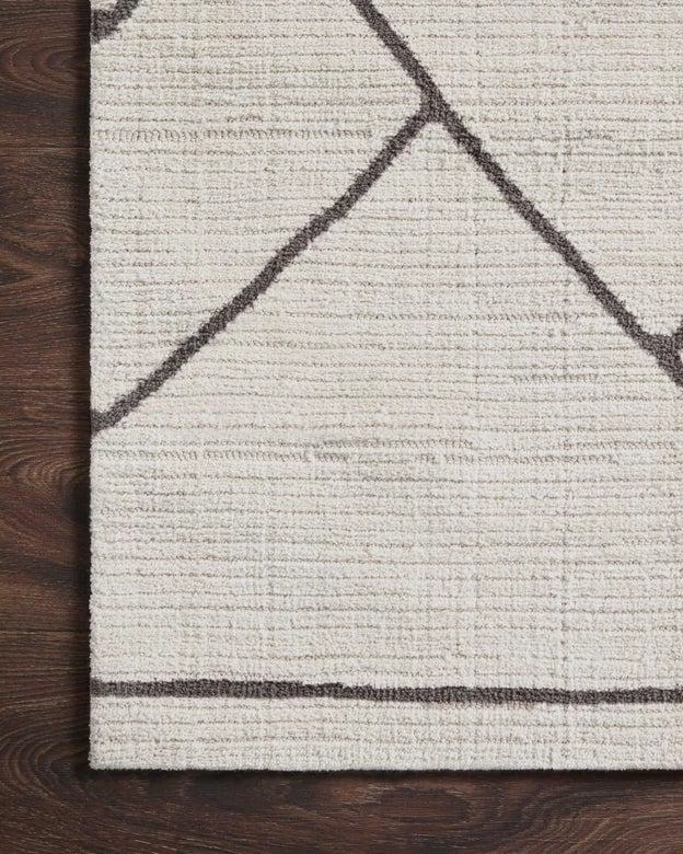 Loloi Rugs Joanna Gaines Logan Rug Collection - LOG-01 Ivory / Charcoal