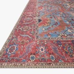 Loloi Rugs Loren Collection - LQ-10 Blue/Red