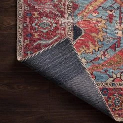 Loloi Rugs Loren Collection - LQ-10 Blue/Red