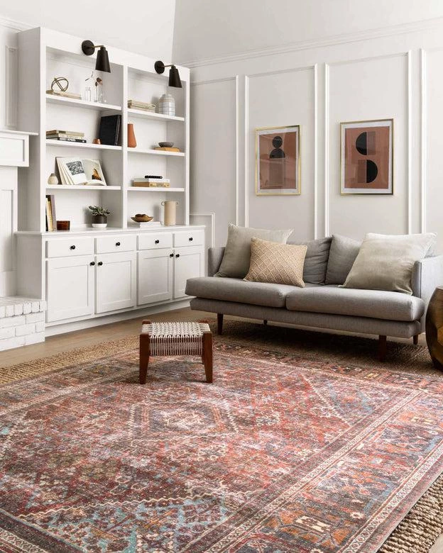 Loloi Rugs Loren Collection - LQ-13 Brick/Midnight